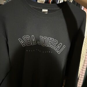 Aoba Johsai Black Sweatshirt